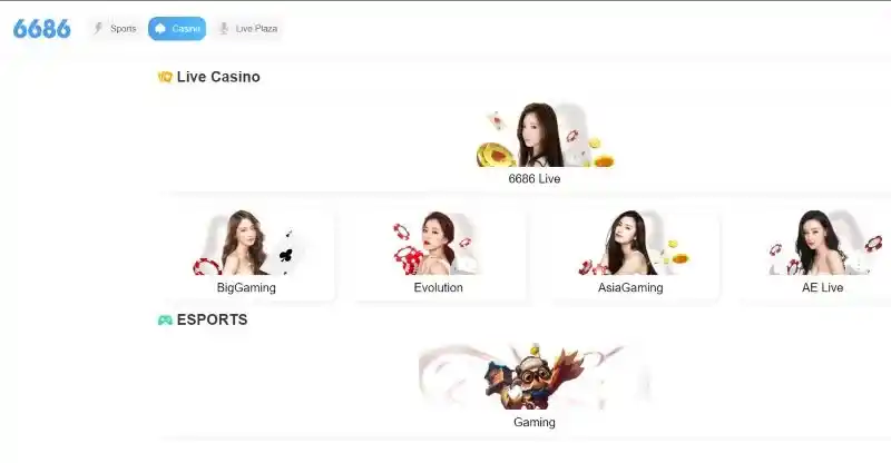 6686 live chuyên cung cấp trò chơi chất lượng